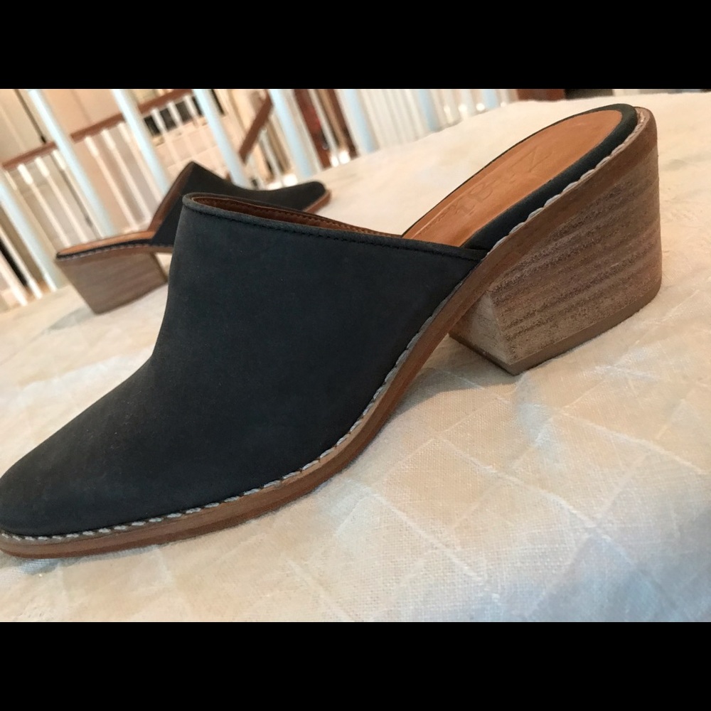 Smoke Indigo Mules